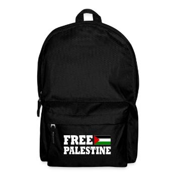 Free palestine - Sac à dos - noir - Devant