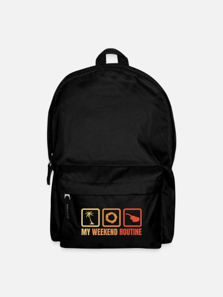 My Weekend Routine - Backpack - black