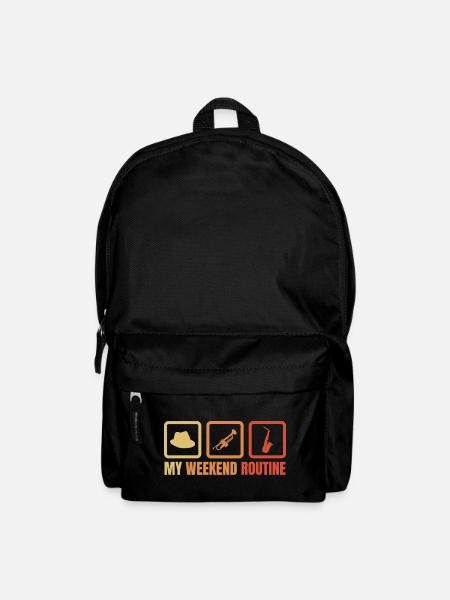 Trompeter Wochenendroutine - Rucksack - Schwarz