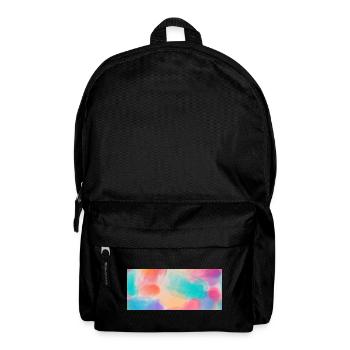 Vibrant Watercolor Colors - Backpack - black - Front
