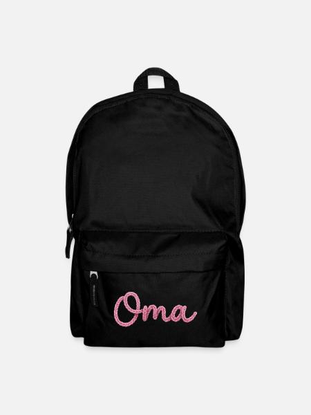 Oma - Rucksack - Schwarz
