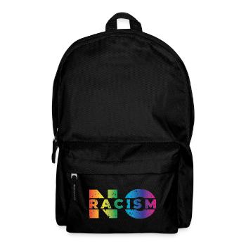 Pas de racisme - Sac à dos - noir - Devant