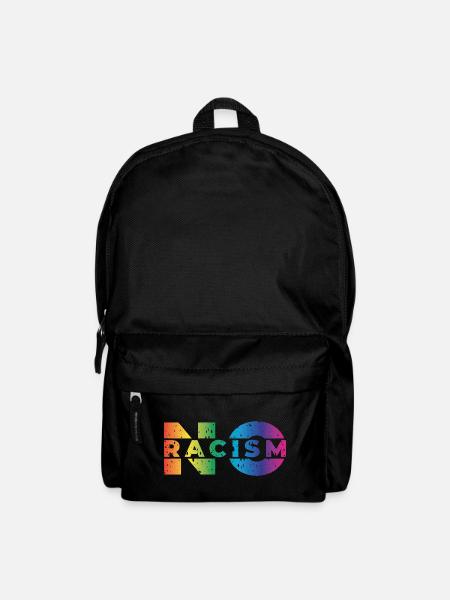 No Racism - Rucksack - Schwarz