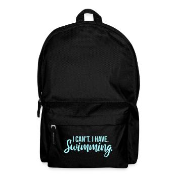 Je ne peux pas, j’ai une excuse de nageur drôle - Sac à dos - noir - Devant
