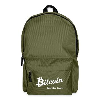 Crypto Investor Team Chart - Backpack - olive green - Front