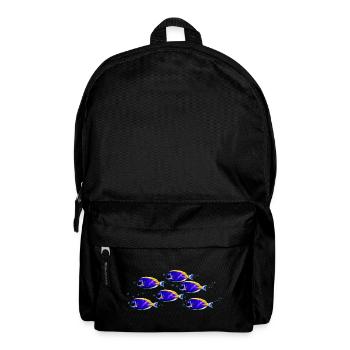 Poisson-chirurgien (07) - Sac à dos - noir - Devant