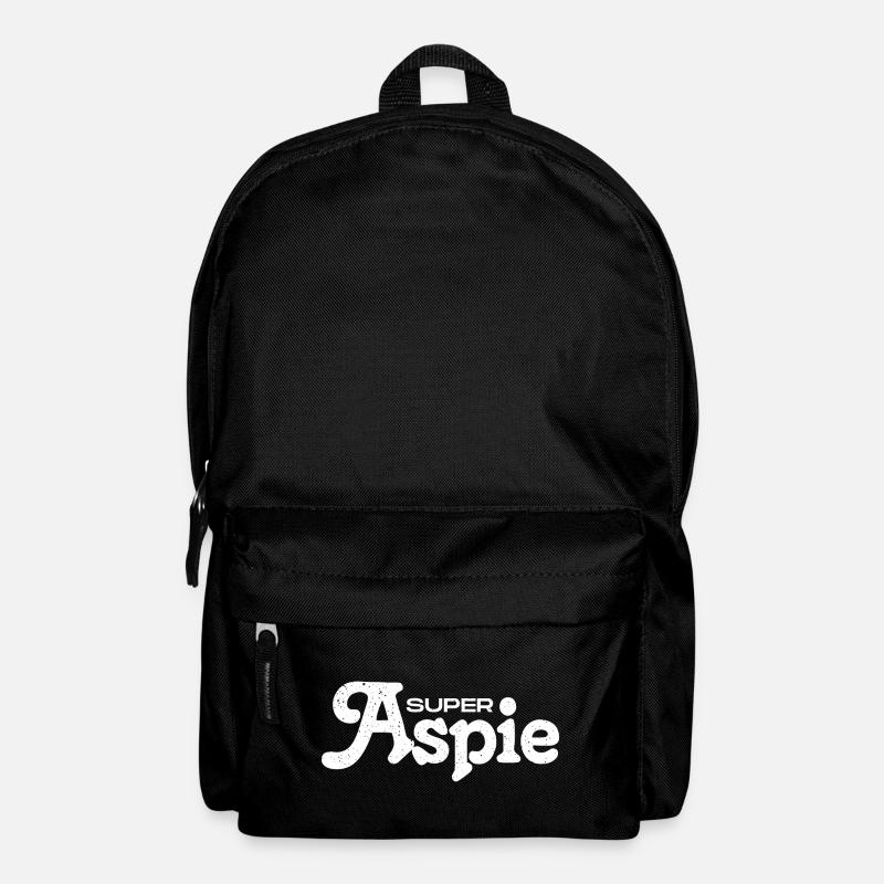 Aspie Asperger's syndrome - Backpack - black