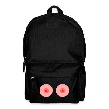 Bosoms, breasts - Backpack - black - Front