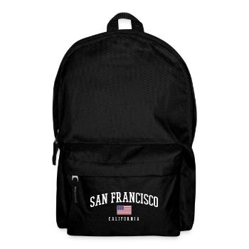 San Francisco Flaggen-Design - Rucksack - Schwarz - Vorne