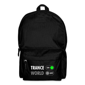 Trance On World Off - Rave Style - Rucksack - Schwarz - Vorne
