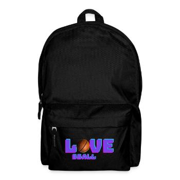 J’aime le basket, pour le basketteur et le fan pour le jeu - Sac à dos - noir - Devant