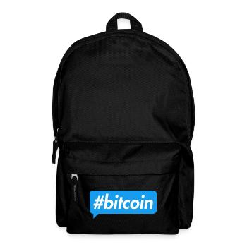 Conception motivante de la blockchain Bitcoin - Sac à dos - noir - Devant