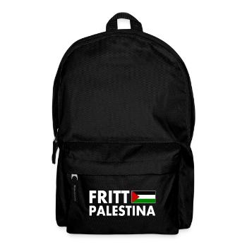 fritt palestina - Rucksack - Schwarz - Vorne
