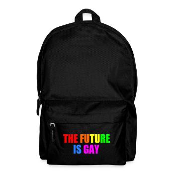 The future is gay - Backpack - black - Front
