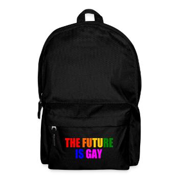 The future is gay - Backpack - black - Front