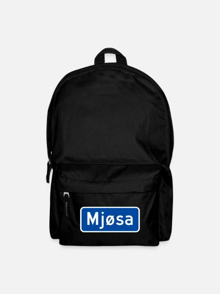 Der Mjøsa-See - Rucksack - Schwarz