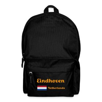 Eindhoven Netherlands- Stylish prints - Backpack - black - Front