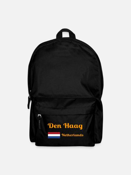 Den Den Haag Niederlande - Stilvolle Drucke - Rucksack - Schwarz
