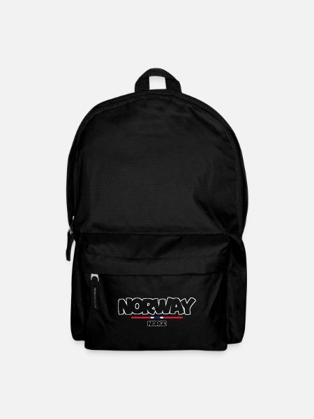 Norway - Norge - Norwegen - Flagge - Skandinavien - Rucksack - Schwarz