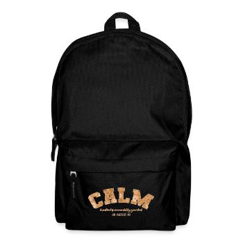 CALM be patient sa commanded by your lord - Backpack - black - Front