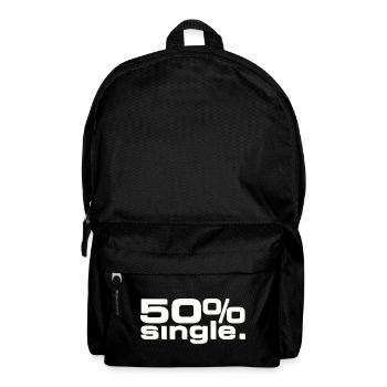 50% Single - Backpack - black - Front