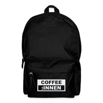 KAFFEE INNEN - Rucksack - Schwarz - Vorne