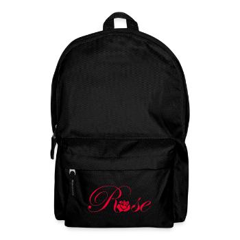 The word pink - Backpack - black - Front