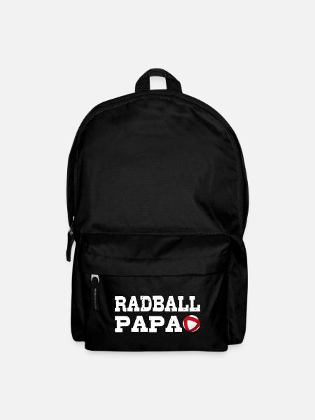 Radball, Radballer, Hallenradsport, Papa - Rucksack - Schwarz