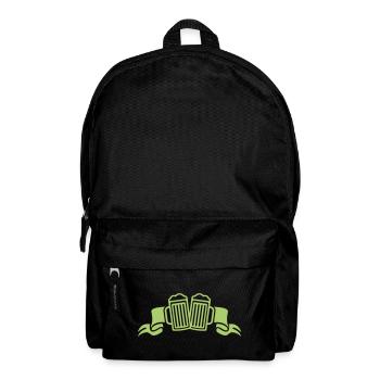 Green Beer Glasses Ceremony - Backpack - black - Front