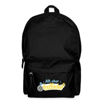 Alt, aber trefflich – Retro Darts - Rucksack - Schwarz - Vorne