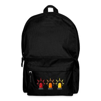 Voyant d’alerte du trio de signaux - Sac à dos - noir - Devant