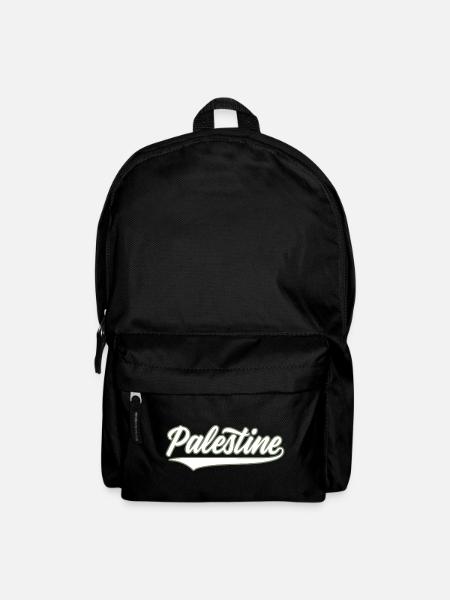 Palestine style baseball vert olive-blanc - Sac à dos - noir