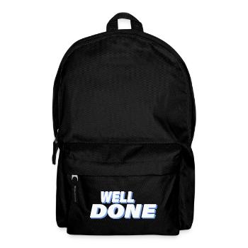 WELL DONE - Backpack - black - Front