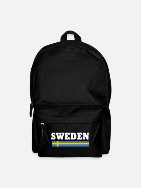 Schweden - Rucksack - Schwarz