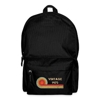 Vintage 1973 Geburtstag Retro Design - Rucksack - Schwarz - Vorne