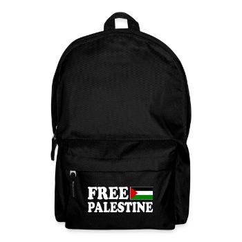 Free palestine - Sac à dos - noir - Devant
