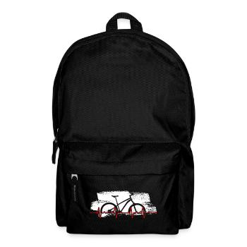 Bike Heartbeat Graphic - Backpack - black - Front