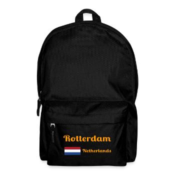 Rotterdam Netherlands- Stylish prints - Backpack - black - Front