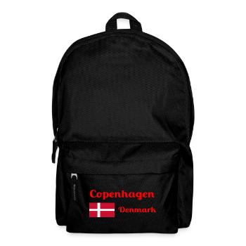 Copenhagen Denmark - Stylish prints - Backpack - black - Front