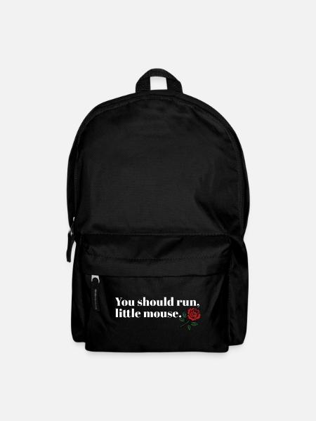 Run Baby Run – Dark Booktok Design - Rucksack - Schwarz