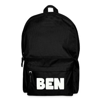 Ben Name - Rucksack - Schwarz - Vorne