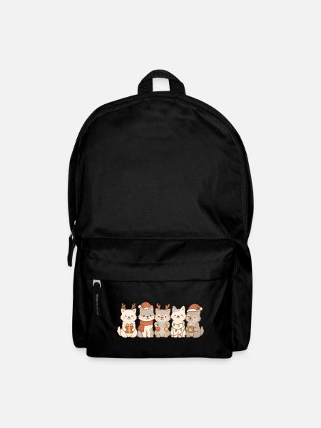Arktische Wölfe Kinder Jungen Mädchen Weihnachtswö - Rucksack - Schwarz