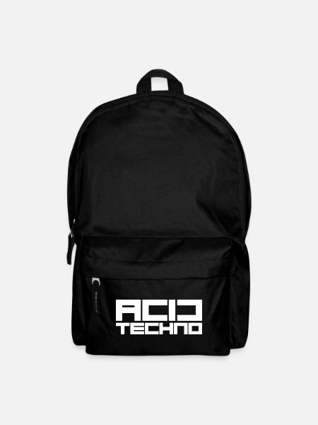 Acid-Techno - Rucksack - Schwarz