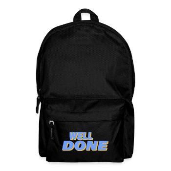 WELL DONE - Backpack - black - Front