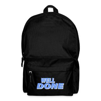 WELL DONE - Backpack - black - Front