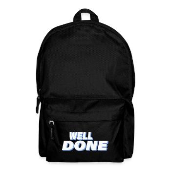 WELL DONE - Backpack - black - Front