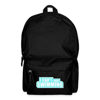 Je ne peux pas, j’ai une excuse de nageur drôle - Sac à dos - noir - Devant