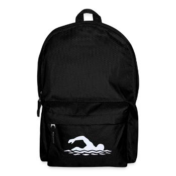 Float silhouette in water - Backpack - black - Front