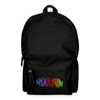 Abstract Lines Design 10 - Backpack - black - Front