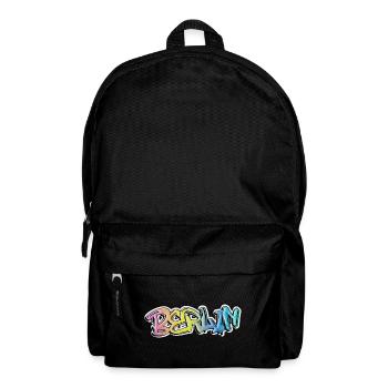 Berlin Germany City Graffiti Spray Sprayer - Backpack - black - Front